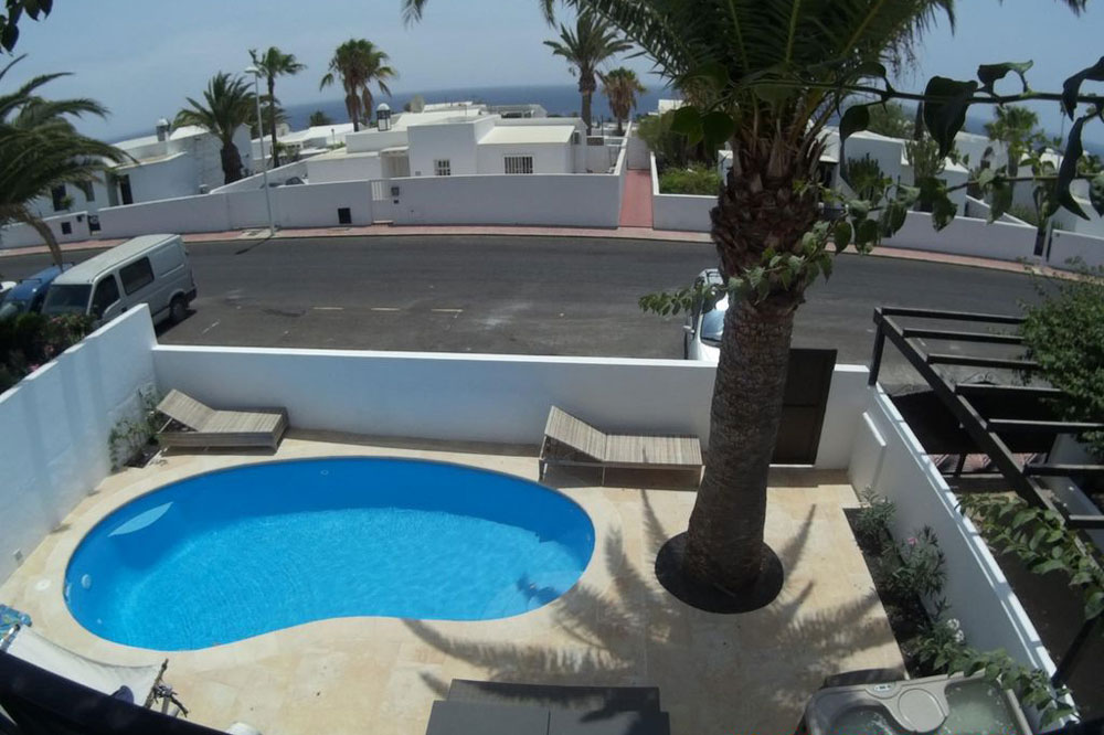 Pool Ferienhaus Lanzarote