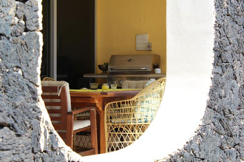 Terasse mit Essbereich Finca Lanzarote